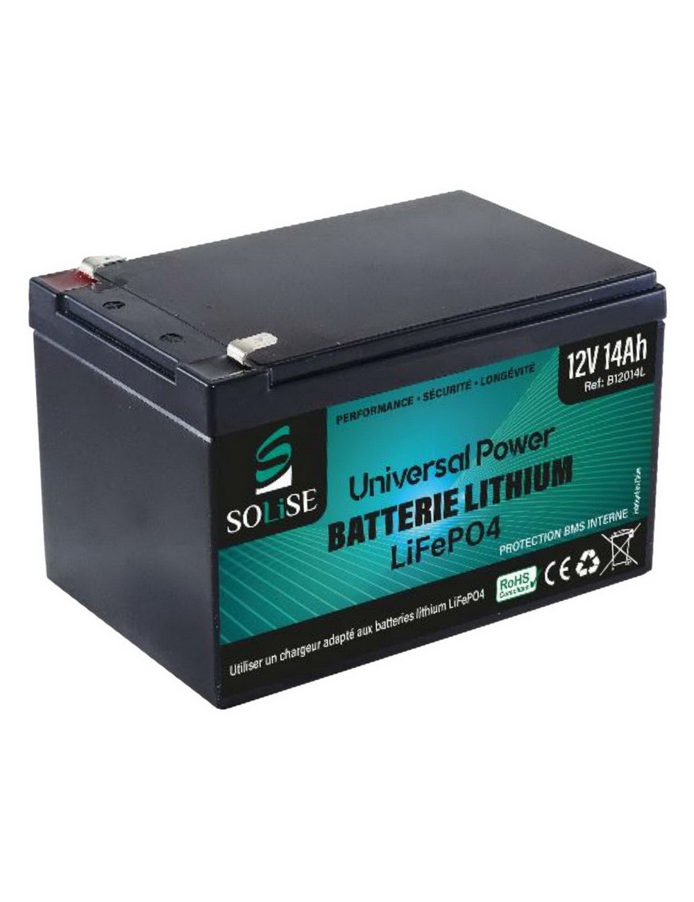 LiFePO4 batterij 12V 14Ah
