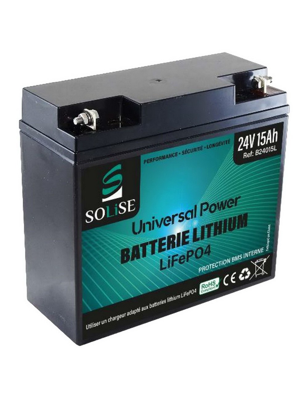 LiFePO4 battery 24V 15Ah