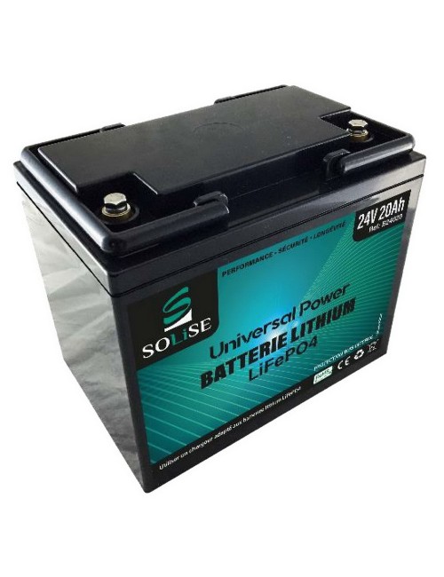 Batterie LiFePO4 24v 20Ah